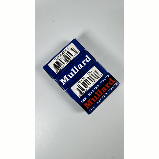 Подобранная пара Mullard 12AX7, ракурс 1